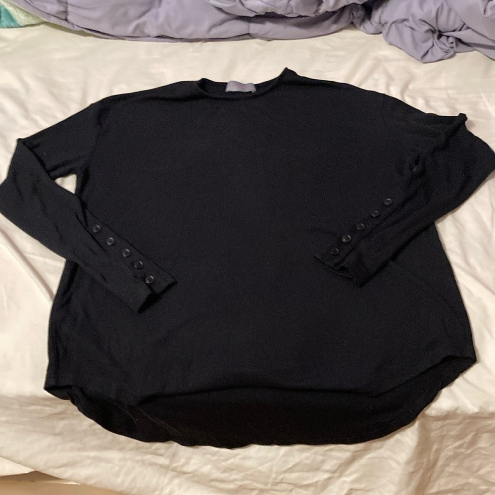 Black Long Sleeve Top